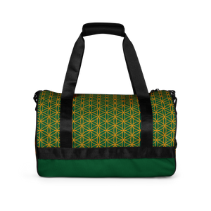 TRILLYYON - Green  - Flower Of Life Gym Bag