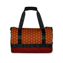 Load image into Gallery viewer, TRILLYYON - Red  - Flower Of Life Gym Bag