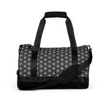 Load image into Gallery viewer, TRILLYYON - Black &amp; White - Flower Of Life Gym Bag