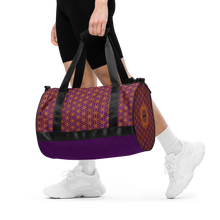 Load image into Gallery viewer, TRILLYYON - Purple  - Flower Of Life Gym Bag