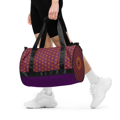 TRILLYYON - Purple  - Flower Of Life Gym Bag