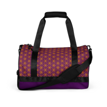 Load image into Gallery viewer, TRILLYYON - Purple  - Flower Of Life Gym Bag