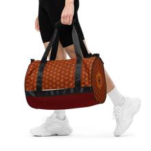 Load image into Gallery viewer, TRILLYYON - Red  - Flower Of Life Gym Bag