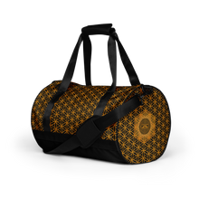 Load image into Gallery viewer, TRILLYYON - Black &amp; Gold - Flower Of Life Gym Bag