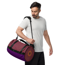 Load image into Gallery viewer, TRILLYYON - Purple  - Flower Of Life Gym Bag