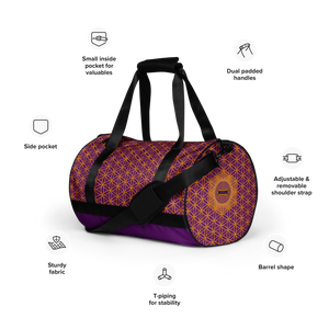 TRILLYYON - Purple  - Flower Of Life Gym Bag