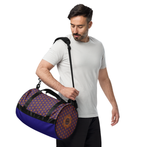 TRILLYYON - Blue  - Flower Of Life Gym Bag