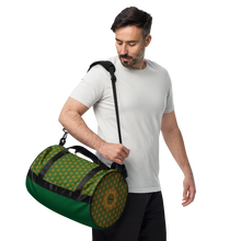Load image into Gallery viewer, TRILLYYON - Green  - Flower Of Life Gym Bag