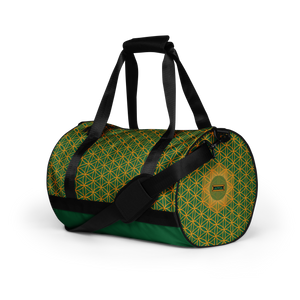 TRILLYYON - Green  - Flower Of Life Gym Bag
