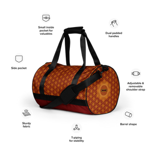 TRILLYYON - Red  - Flower Of Life Gym Bag