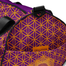 Load image into Gallery viewer, TRILLYYON - Purple  - Flower Of Life Gym Bag