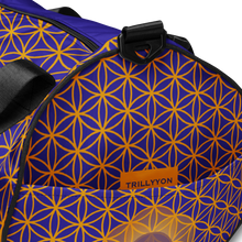 Load image into Gallery viewer, TRILLYYON - Blue  - Flower Of Life Gym Bag