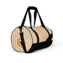 Load image into Gallery viewer, TRILLYYON - White &amp; Gold - Flower Of Life Gym Bag