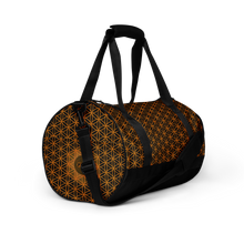 Load image into Gallery viewer, TRILLYYON - Black &amp; Gold - Flower Of Life Gym Bag
