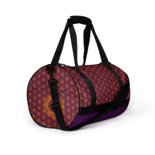 Load image into Gallery viewer, TRILLYYON - Purple  - Flower Of Life Gym Bag