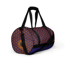 Load image into Gallery viewer, TRILLYYON - Blue  - Flower Of Life Gym Bag