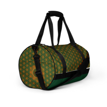 Load image into Gallery viewer, TRILLYYON - Green  - Flower Of Life Gym Bag