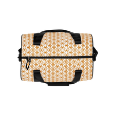 Load image into Gallery viewer, TRILLYYON - White &amp; Gold - Flower Of Life Gym Bag