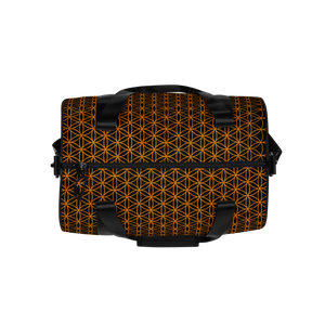 TRILLYYON - Black & Gold - Flower Of Life Gym Bag