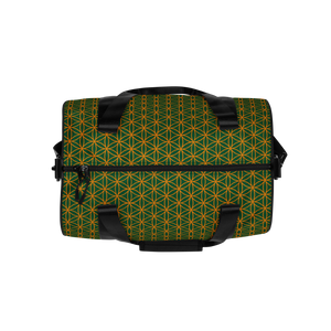 TRILLYYON - Green  - Flower Of Life Gym Bag
