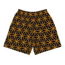 Load image into Gallery viewer, TRILLYYON - Black &amp; Gold - Flower Of Life Athletic Shorts