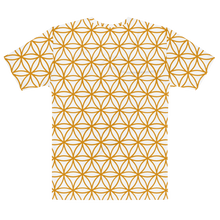 Load image into Gallery viewer, TRILLYYON - White &amp; Gold - Flower Of Life T-Shirt