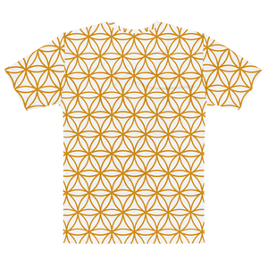 TRILLYYON - White & Gold - Flower Of Life T-Shirt