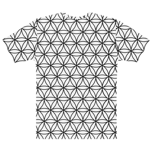 TRILLYYON - White & Black - Flower Of Life T-Shirt