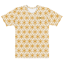 Load image into Gallery viewer, TRILLYYON - White &amp; Gold - Flower Of Life T-Shirt