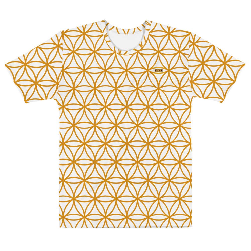 TRILLYYON - White & Gold - Flower Of Life T-Shirt