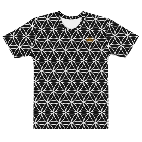 TRILLYYON - Black & White  - Flower Of Life T-Shirt