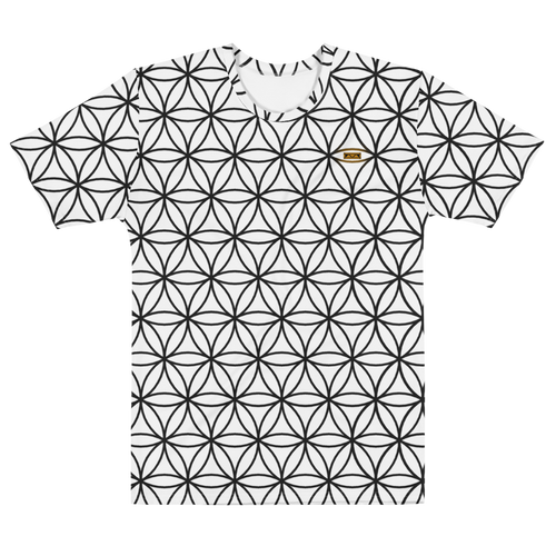 TRILLYYON - White & Black - Flower Of Life T-Shirt