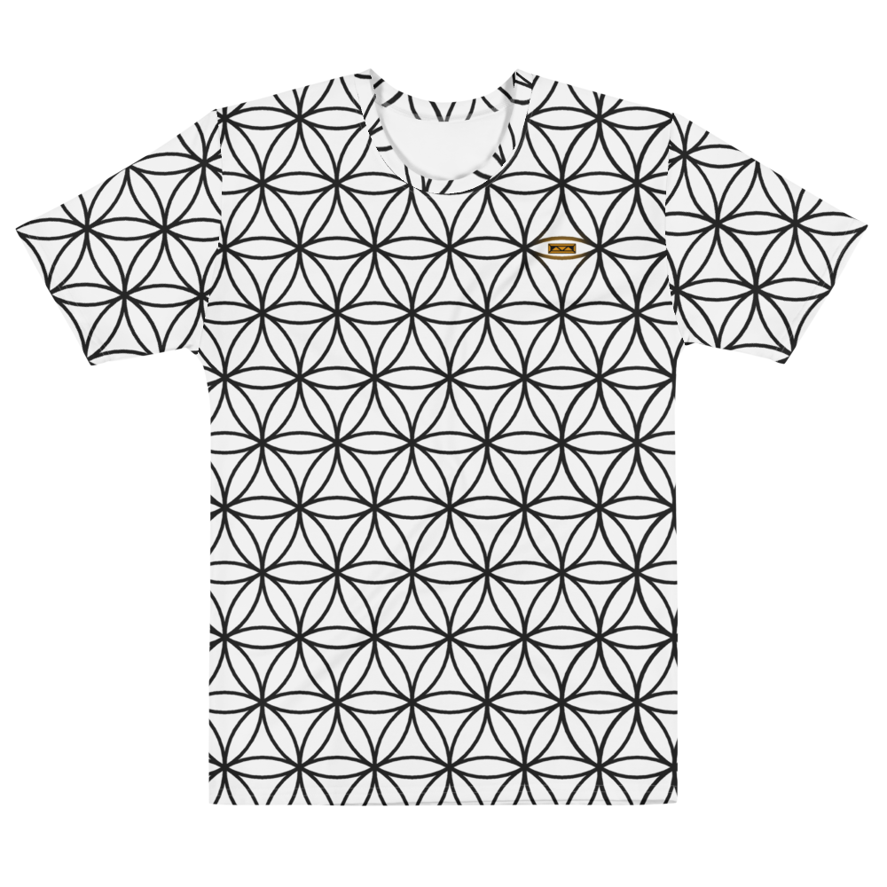 TRILLYYON - White & Black - Flower Of Life T-Shirt