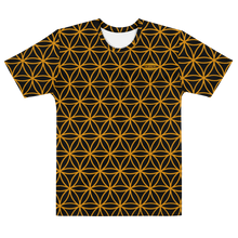 Load image into Gallery viewer, TRILLYYON - Black &amp; Gold - Flower Of Life T-Shirt