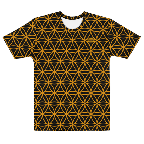 TRILLYYON - Black & Gold - Flower Of Life T-Shirt
