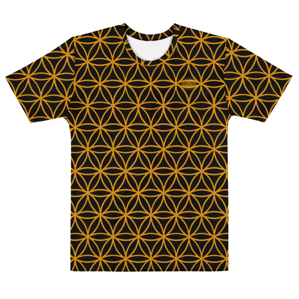 TRILLYYON - Black & Gold - Flower Of Life T-Shirt