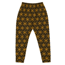 Load image into Gallery viewer, TRILLYYON - Black &amp; Gold - Flower Of Life Joggers
