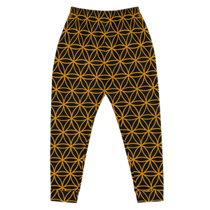 TRILLYYON - Black & Gold - Flower Of Life Joggers