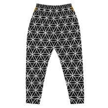 Load image into Gallery viewer, TRILLYYON - Black &amp; White  - Flower Of Life Joggers