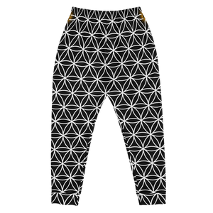 TRILLYYON - Black & White  - Flower Of Life Joggers