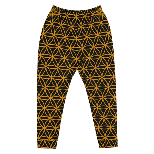 TRILLYYON - Black & Gold - Flower Of Life Joggers