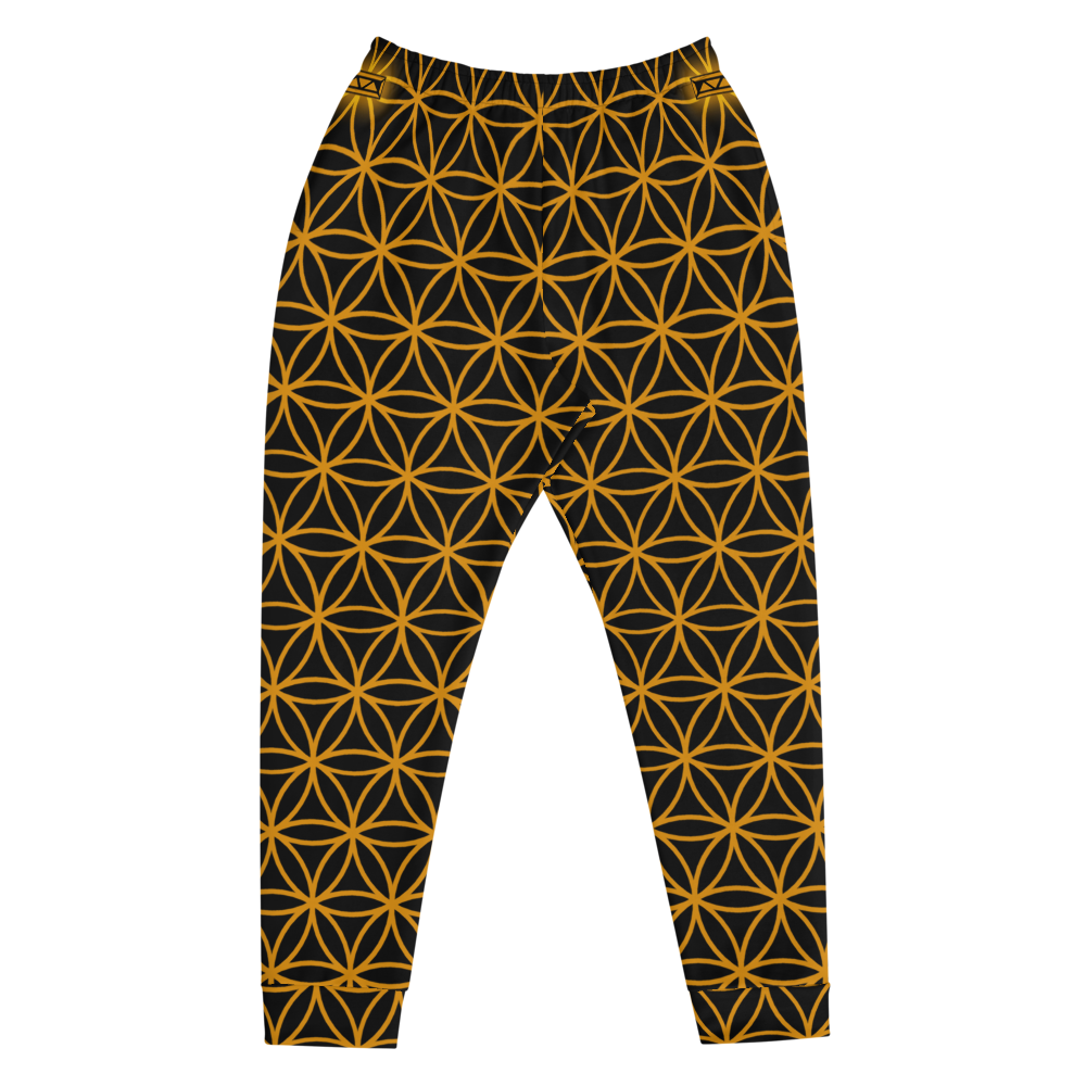 TRILLYYON - Black & Gold - Flower Of Life Joggers