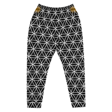Load image into Gallery viewer, TRILLYYON - Black &amp; White  - Flower Of Life Joggers