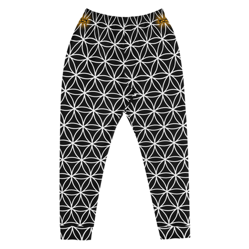 TRILLYYON - Black & White  - Flower Of Life Joggers