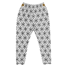 Load image into Gallery viewer, TRILLYYON - White &amp; Black - Flower Of Life Joggers