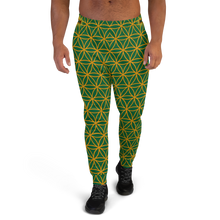 Load image into Gallery viewer, TRILLYYON - Green  - Flower Of Life Joggers