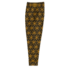 Load image into Gallery viewer, TRILLYYON - Black &amp; Gold - Flower Of Life Joggers