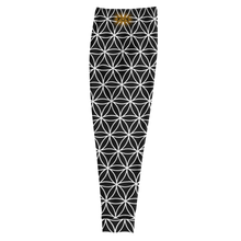 Load image into Gallery viewer, TRILLYYON - Black &amp; White  - Flower Of Life Joggers