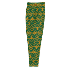 Load image into Gallery viewer, TRILLYYON - Green  - Flower Of Life Joggers