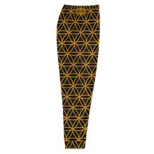 Load image into Gallery viewer, TRILLYYON - Black &amp; Gold - Flower Of Life Joggers